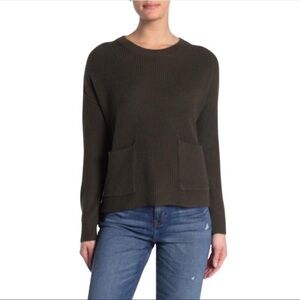 Madewell Patch Pocket Pullover Sweater, Size XS